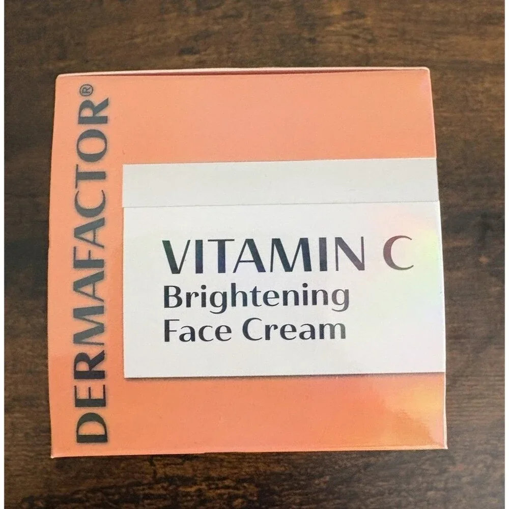 Dermafactor Face Vitamin C Brightening Face Cream 2.5oz Lightweight Gentle New!
